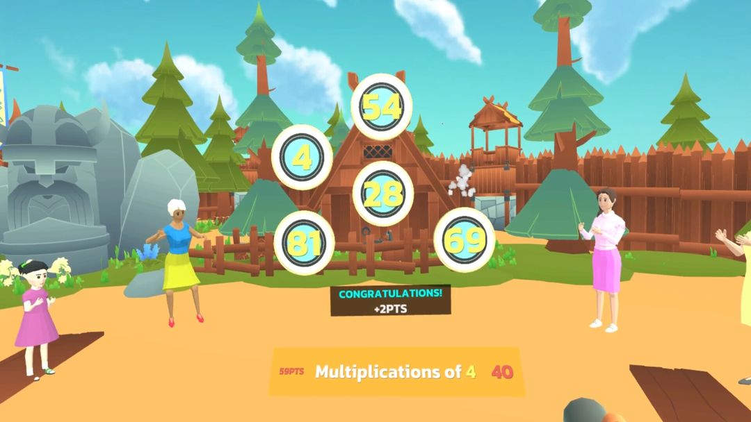 Screenshot of Math World VR