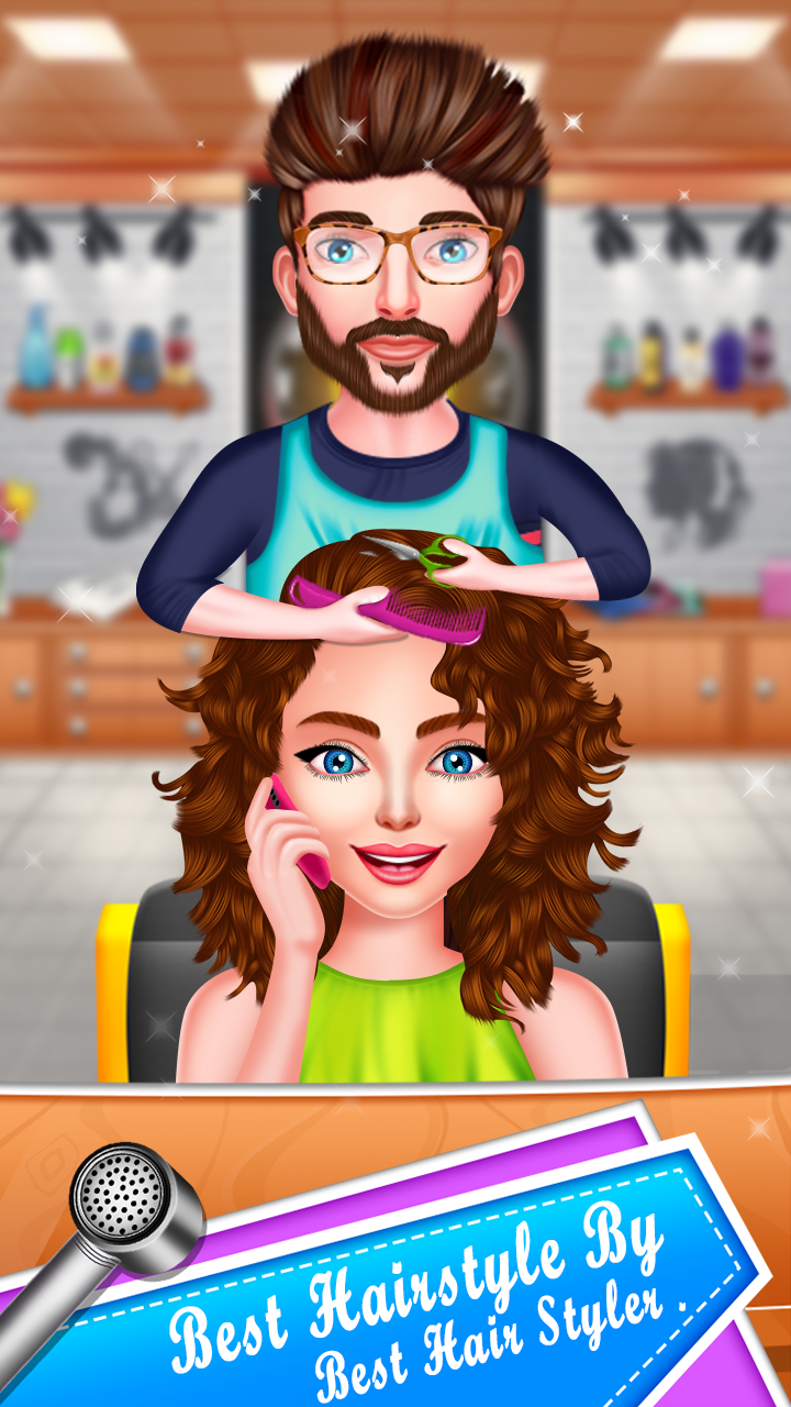 Cuplikan Layar Game Dream Hair Salon: Beauty Salon