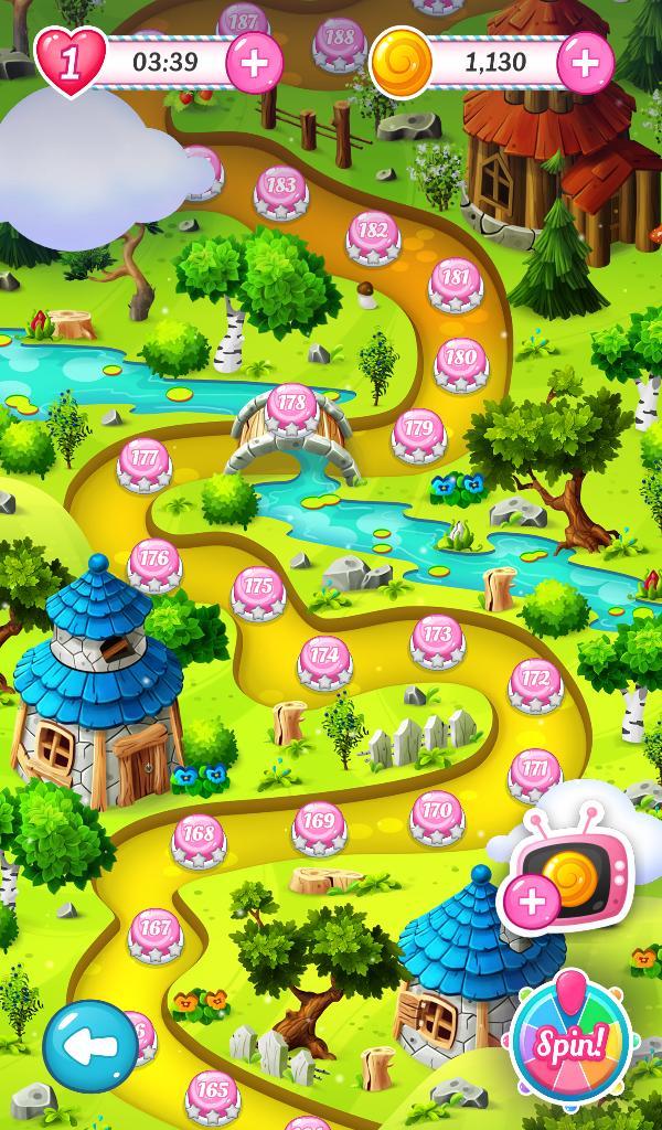 Candy Planet-Match 3 Puzzle ภาพหน้าจอเกม