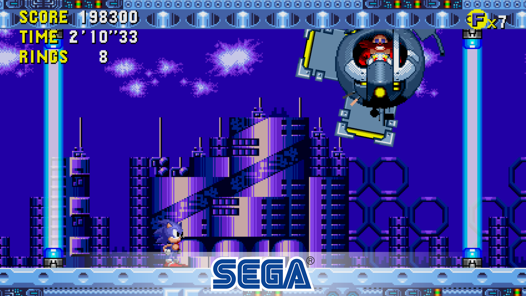 Sonic CD Classic Game Screenshot