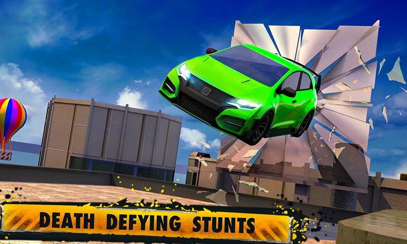 City RoofTop Stunts 2016 Game Screenshot