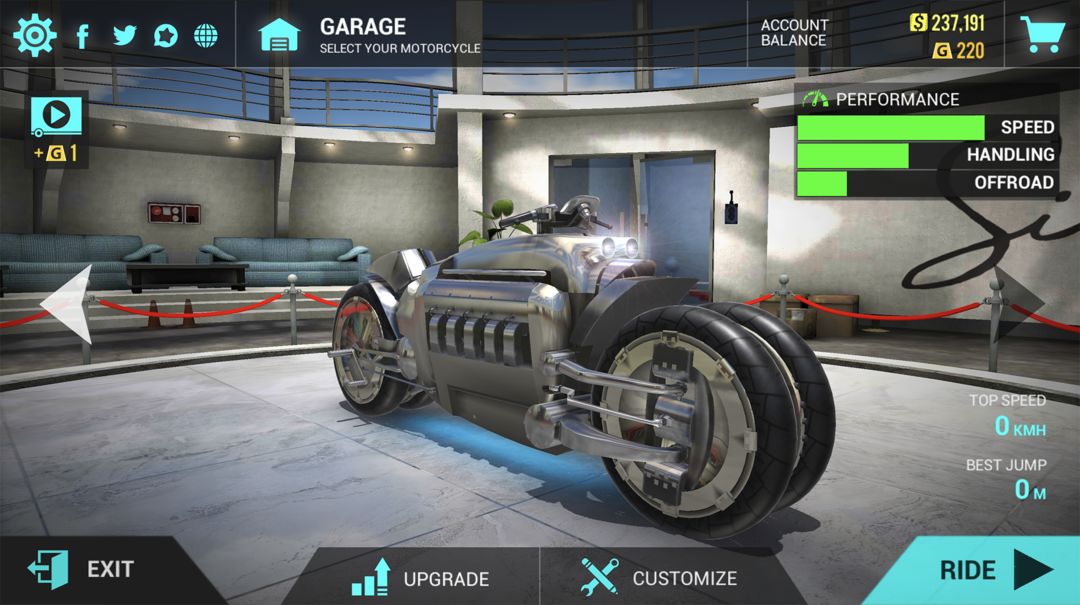 Ultimate Motorcycle Simulator 게임 스크린 샷