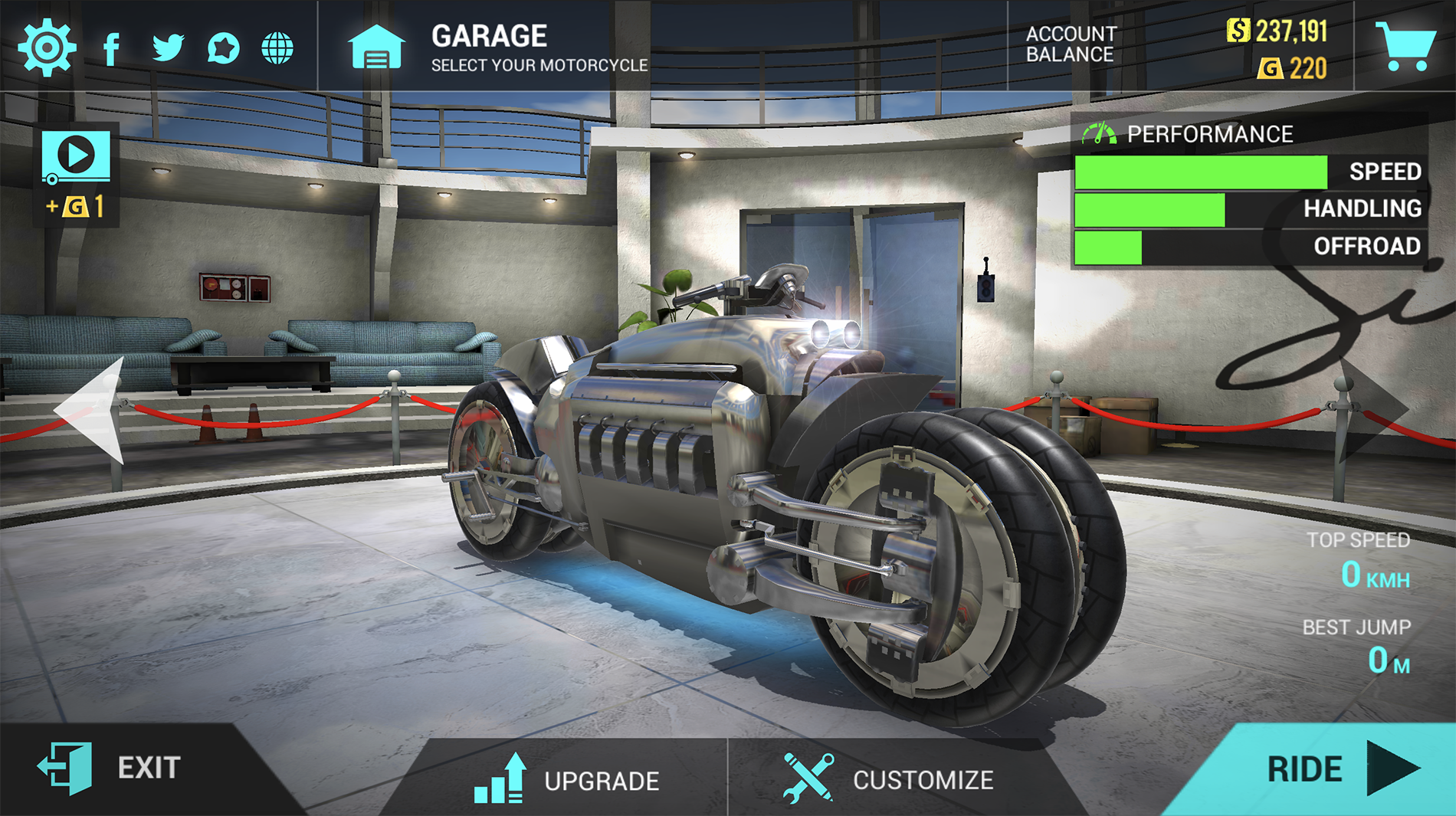 Ultimate Motorcycle Simulator Game Screenshot