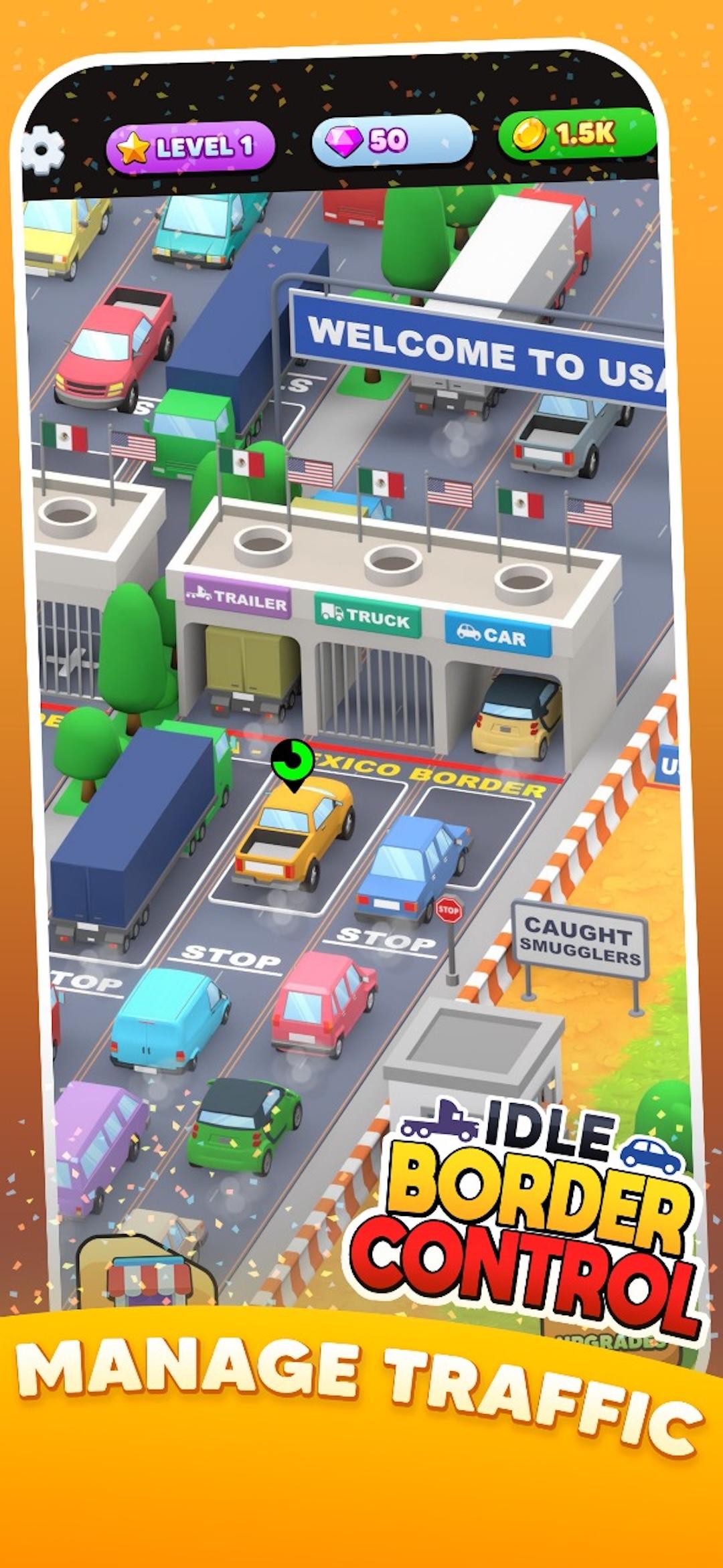 Idle Border Control Game Screenshot