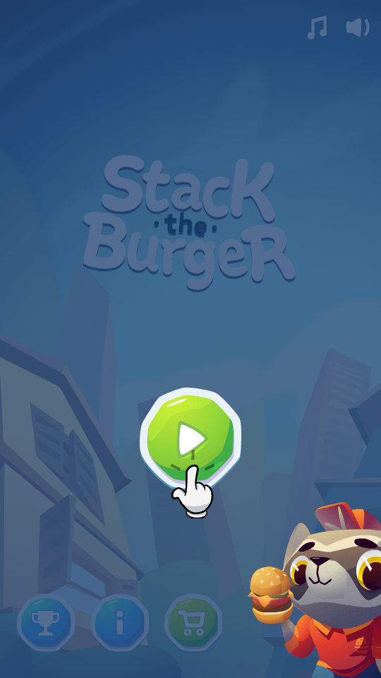 Скриншот игры Stack The Burger