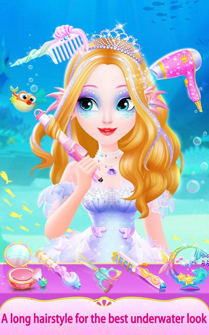 Screenshot of Sweet Princess Fantasy Hair Salon