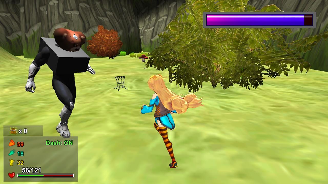 Screenshot of Attack of the Gigant Zombie vs Unity chan
