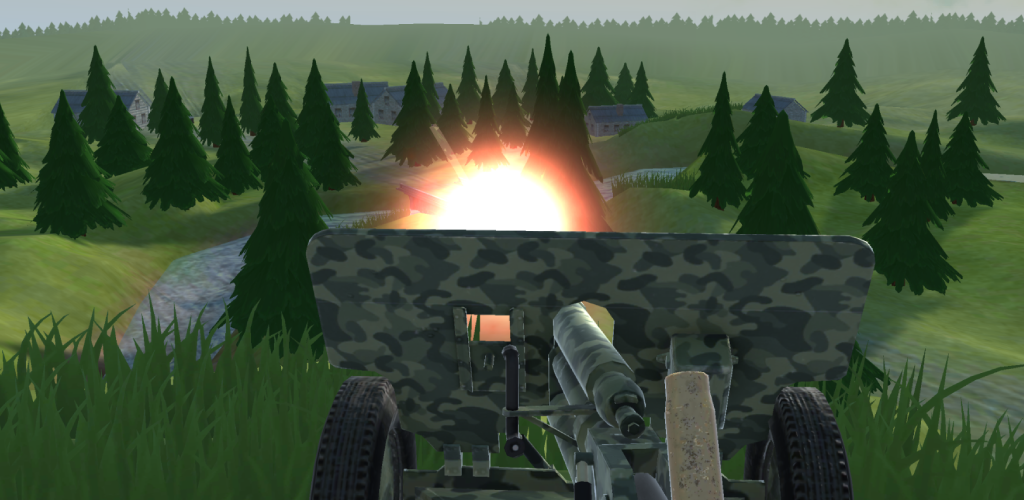 Banner of Artillery & War: WW2 War Games 