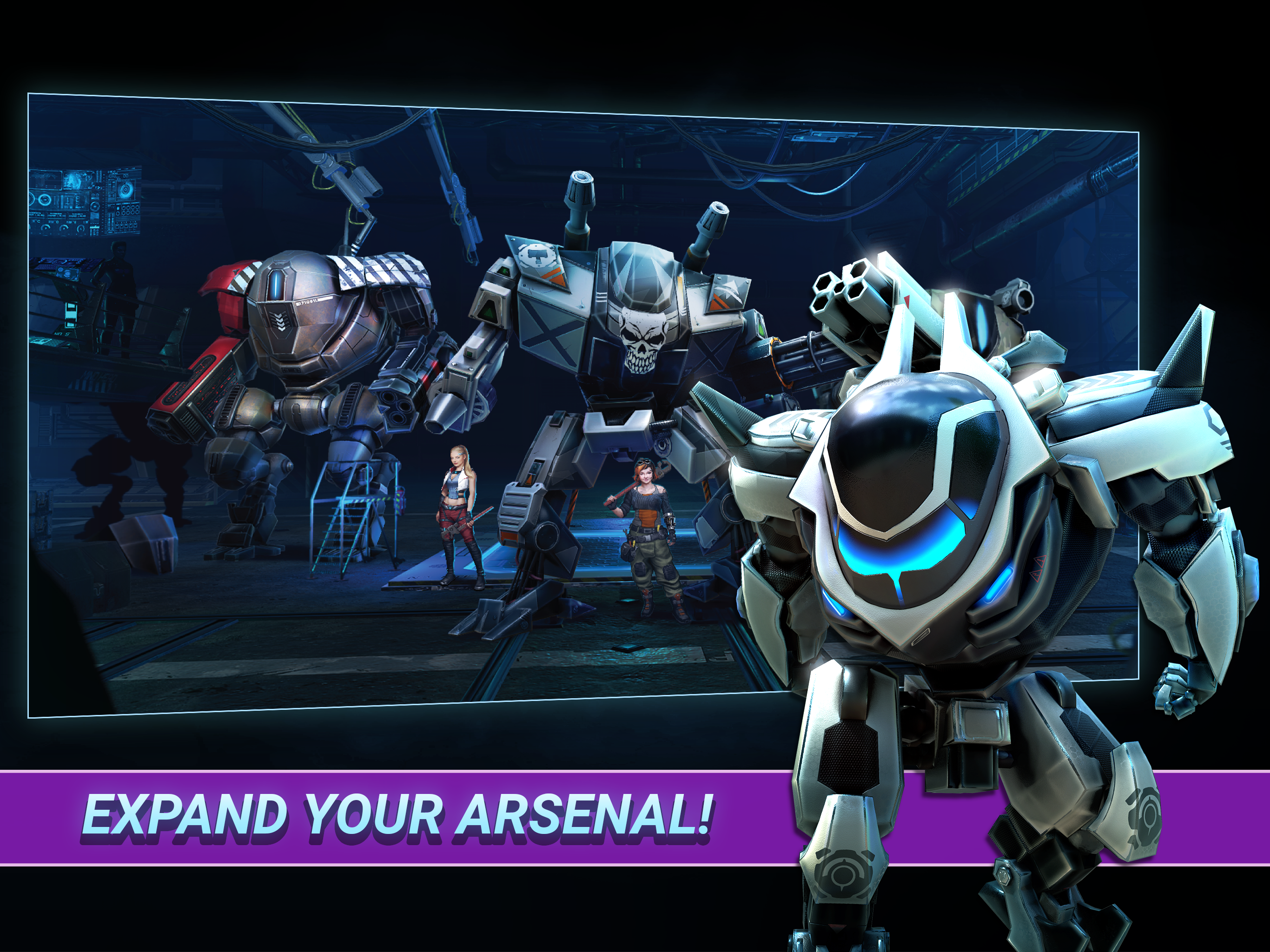 Скриншот игры Fusion Guards: AI Mech War