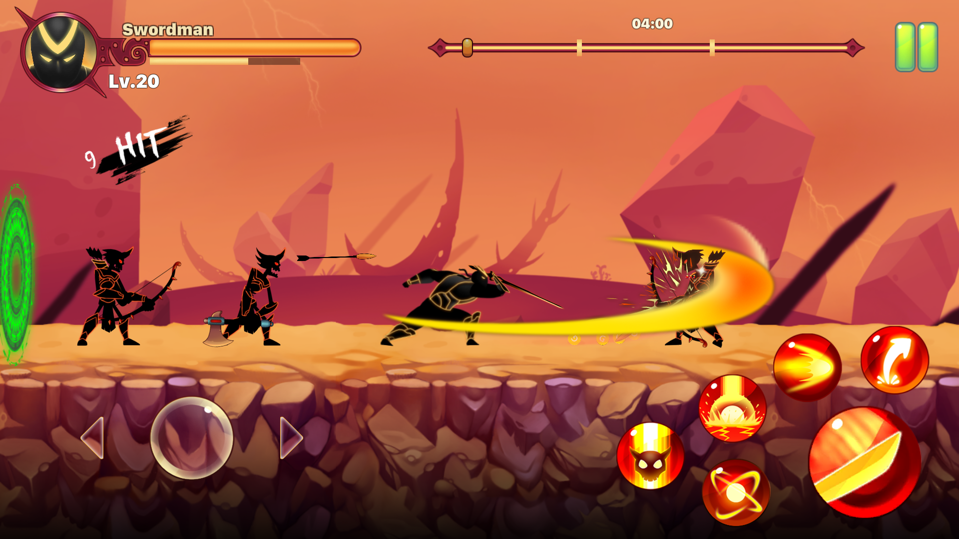 Stickman Ninja : Legends Warrior - Shadow Game RPG Game Screenshot