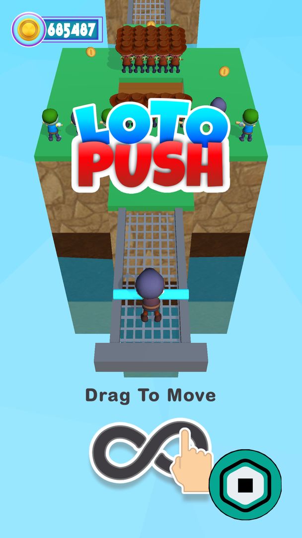 Screenshot of Robux Loto Push 3D