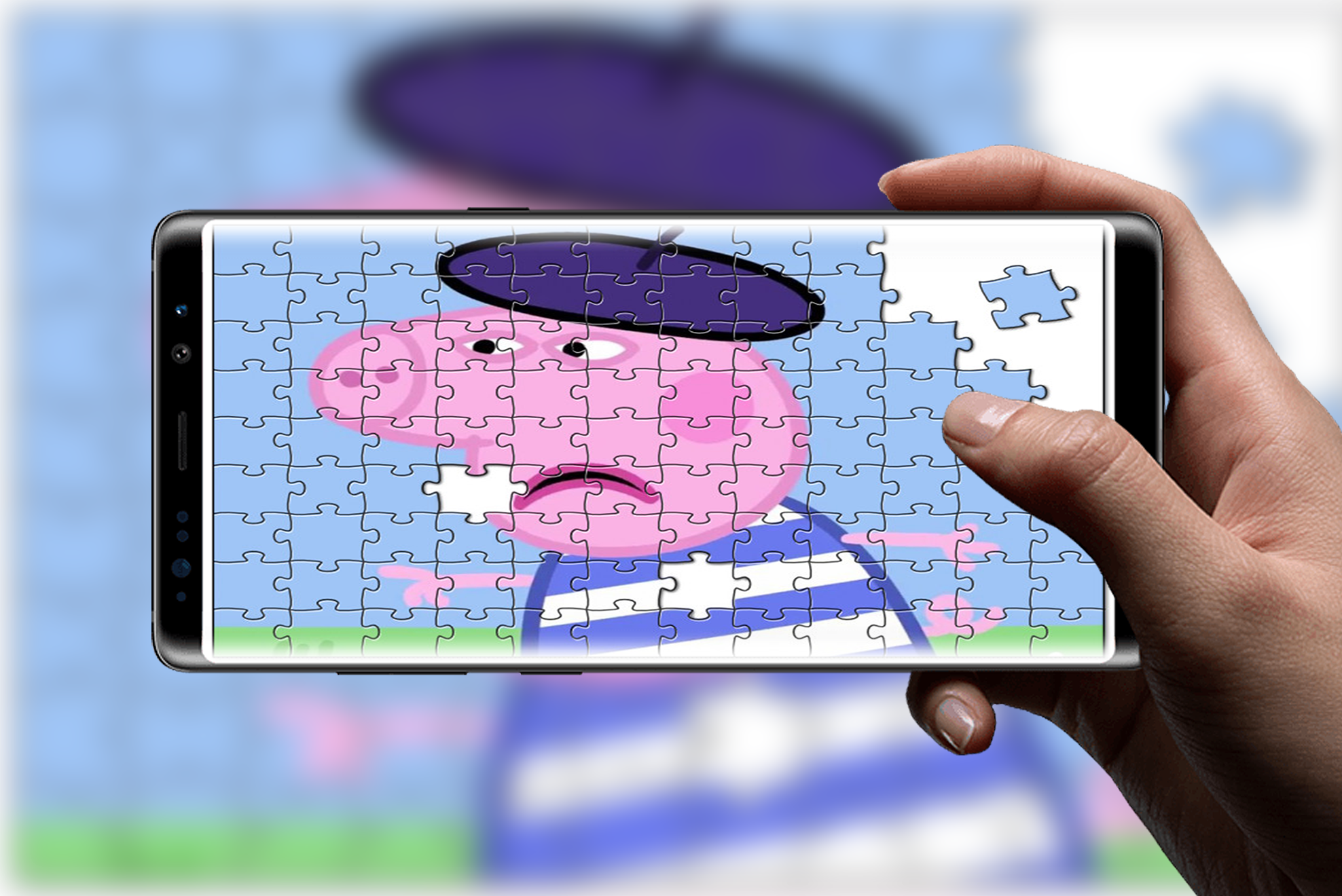 Screenshot of Peppa pigg jigsaw puzzle 2019