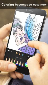 Princess coloring book Game Screenshot