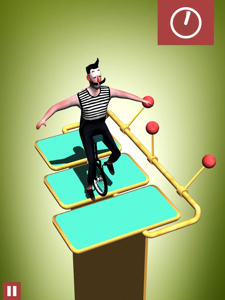 Bamba: an unicycle circus adve screenshot game
