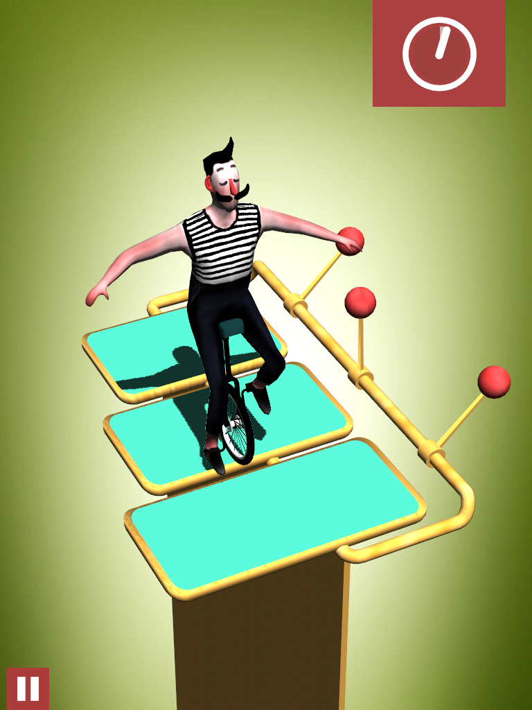 Bamba: an unicycle circus adve Game Screenshot