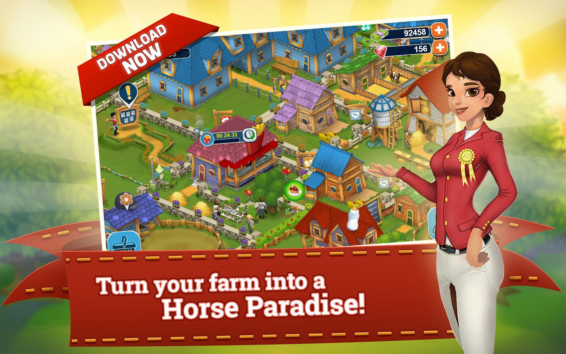 Horse Farm ภาพหน้าจอเกม