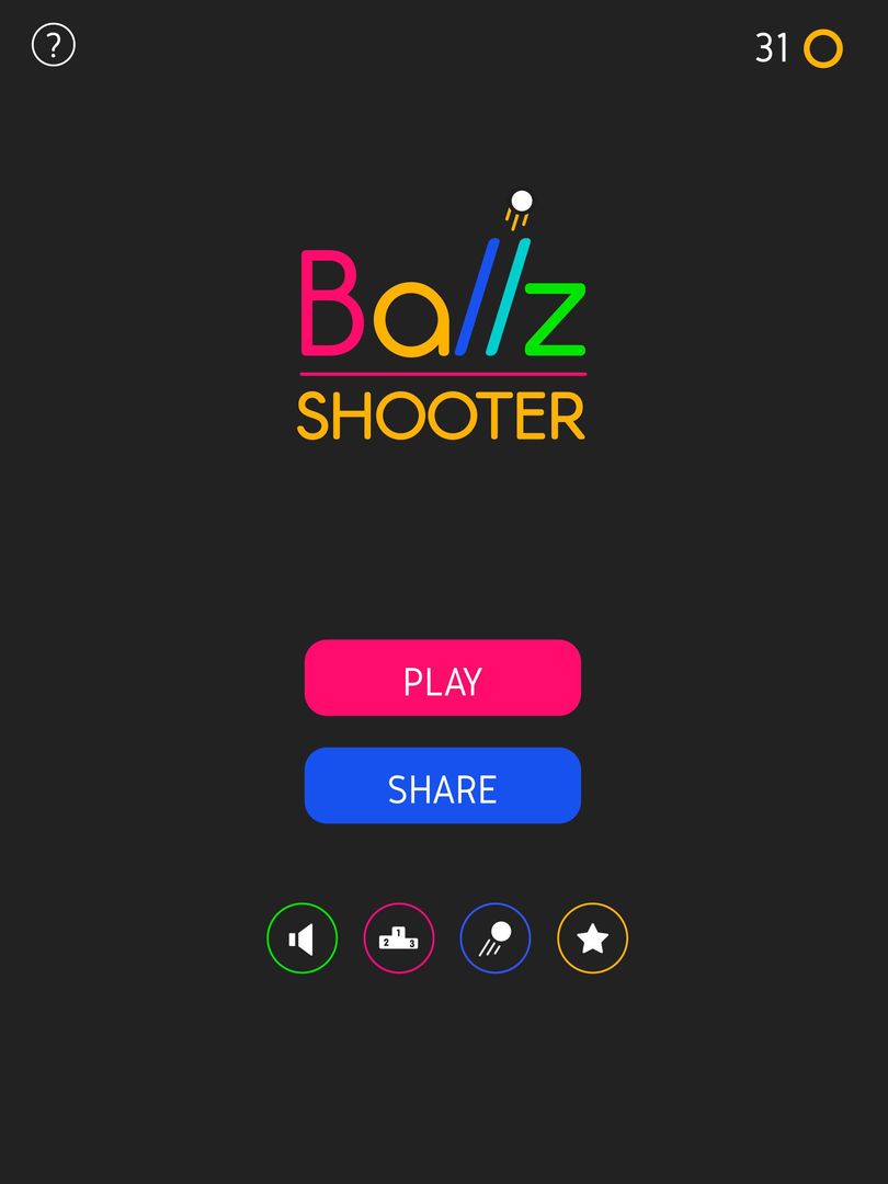 Ballz Shooter 게임 스크린 샷
