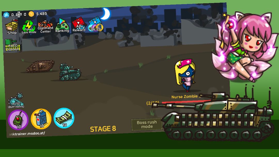 Screenshot of Tank Trainer