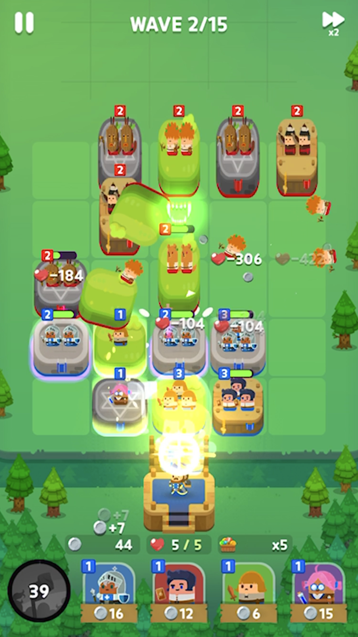 머지 택틱스: 킹덤 디펜스 (Merge Defense) 게임 스크린샷