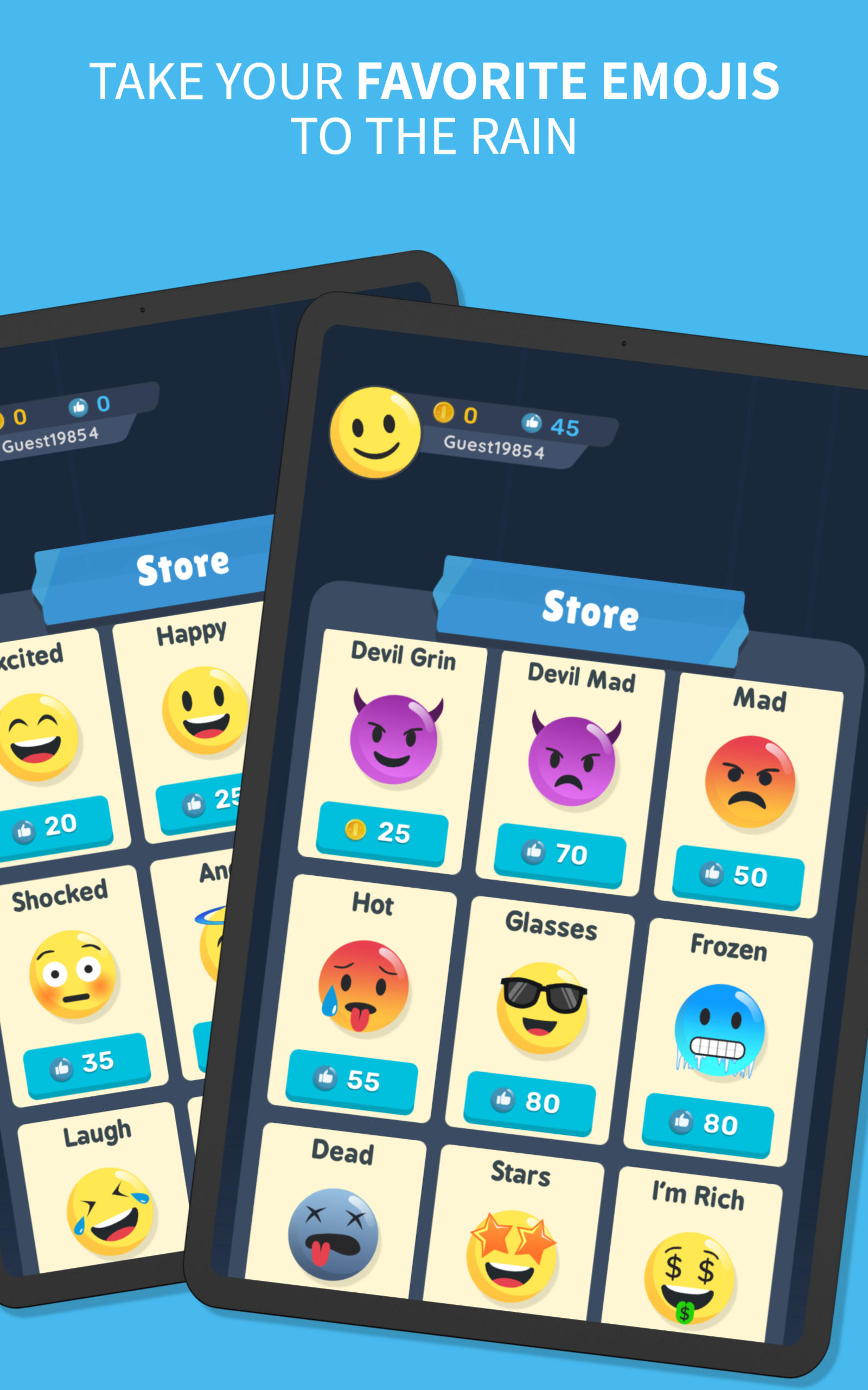 Emoji Storm Game Screenshot