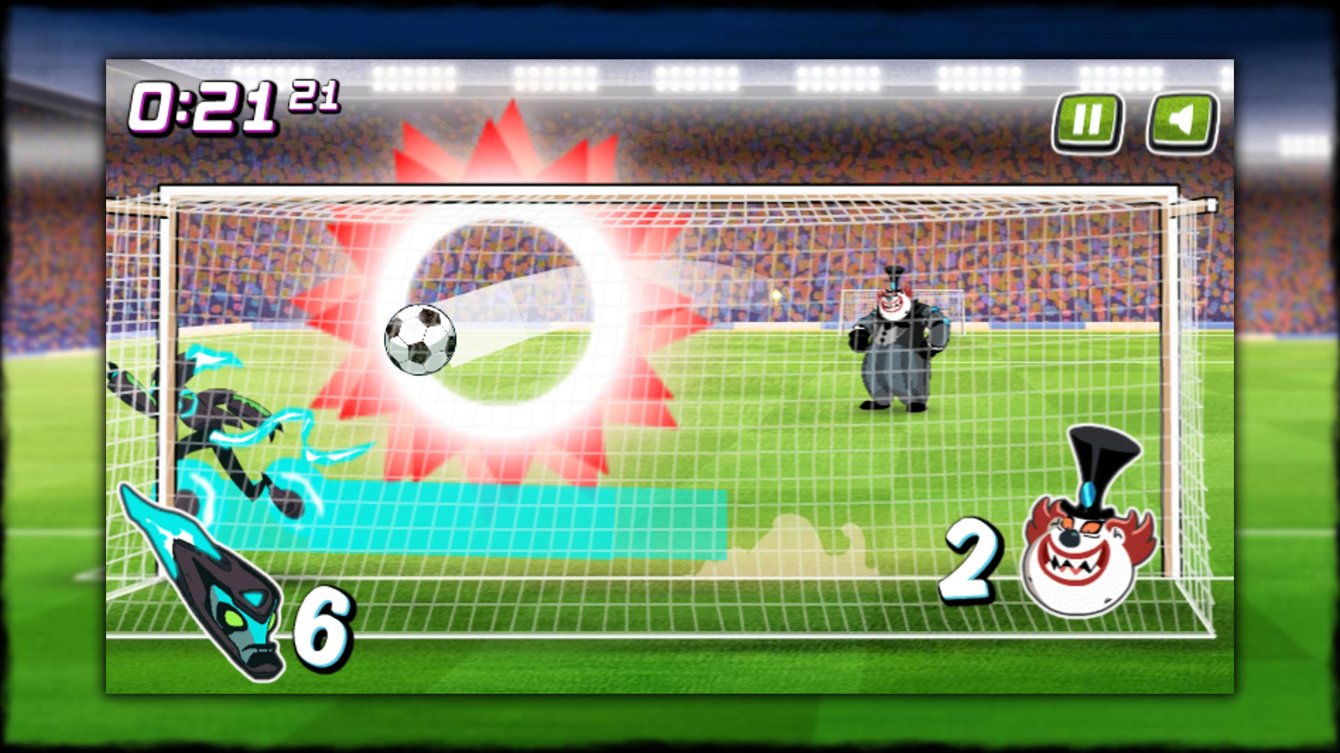 Ben and penalty world cup omni Game Screenshot