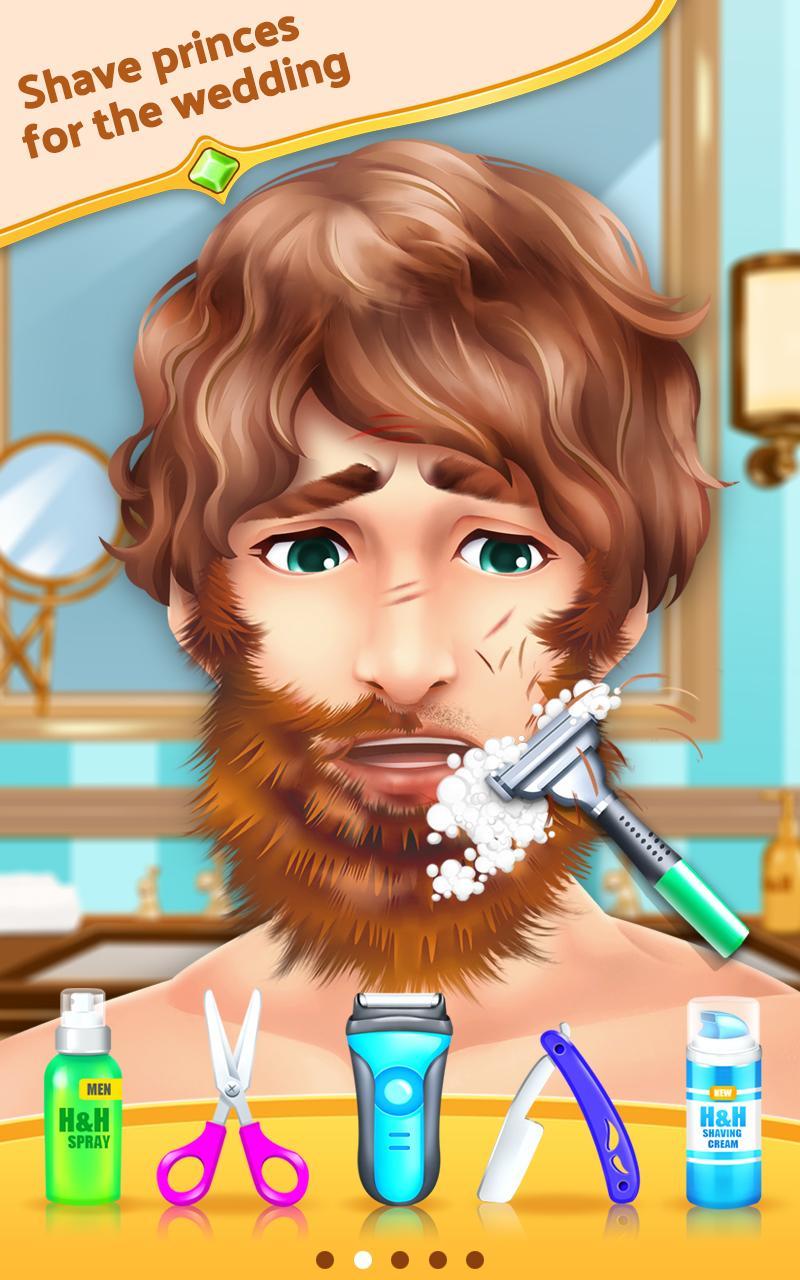 Prince Royal Wedding Shave Game Screenshot