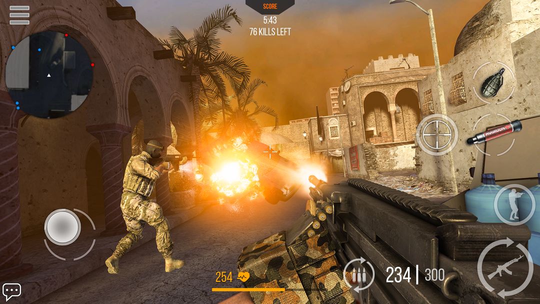 火線出擊 Online: 戰爭遊戲 射擊遊戲 網絡遊戲遊戲截圖