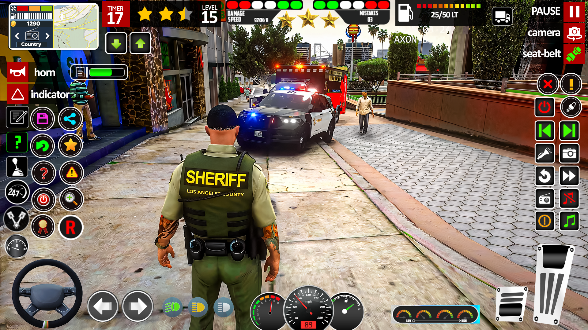 City Cop Car Chase Game Game Screenshot