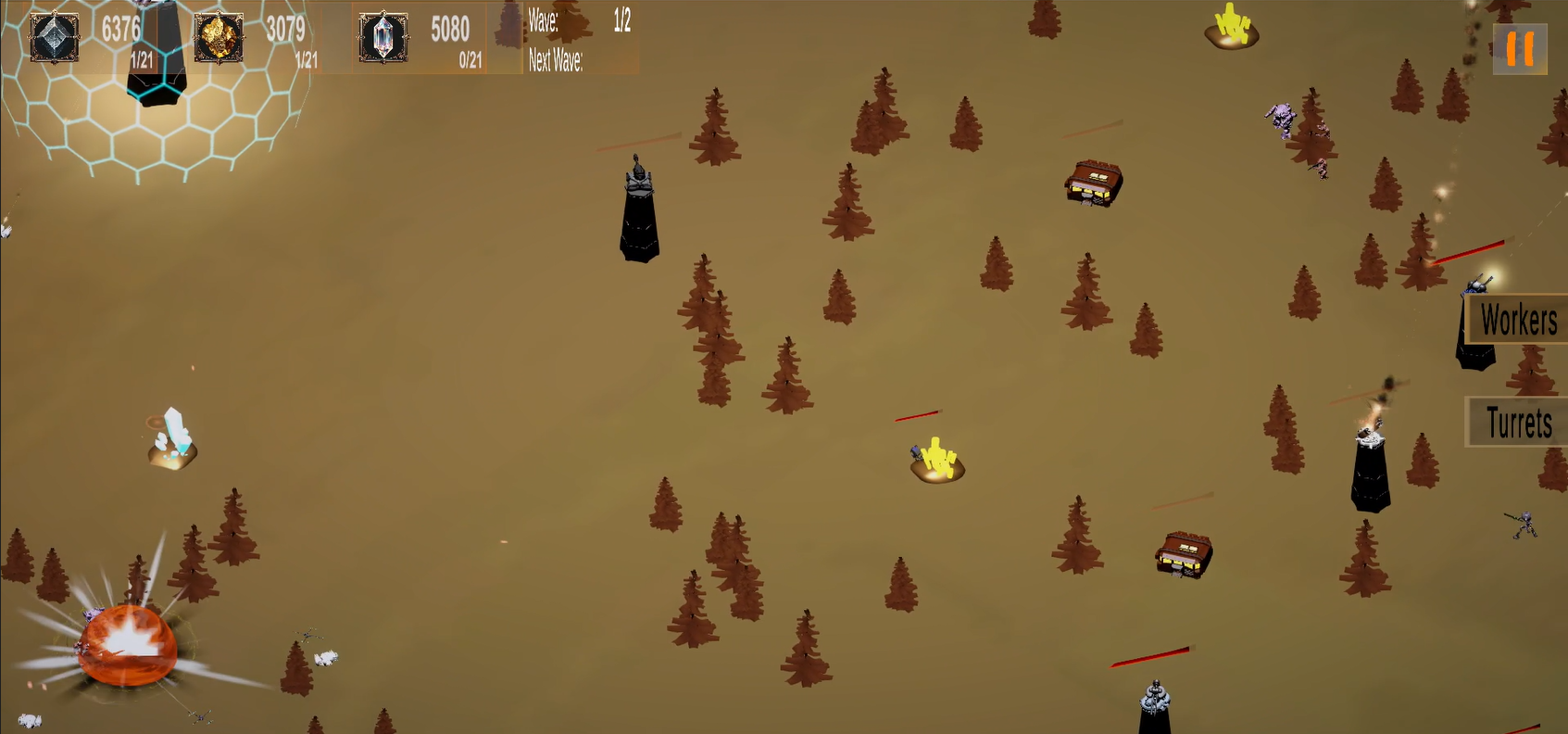 DomeDefense Game Screenshot