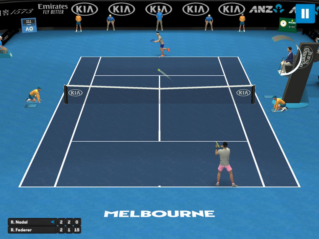 Screenshot of Australian Open Game