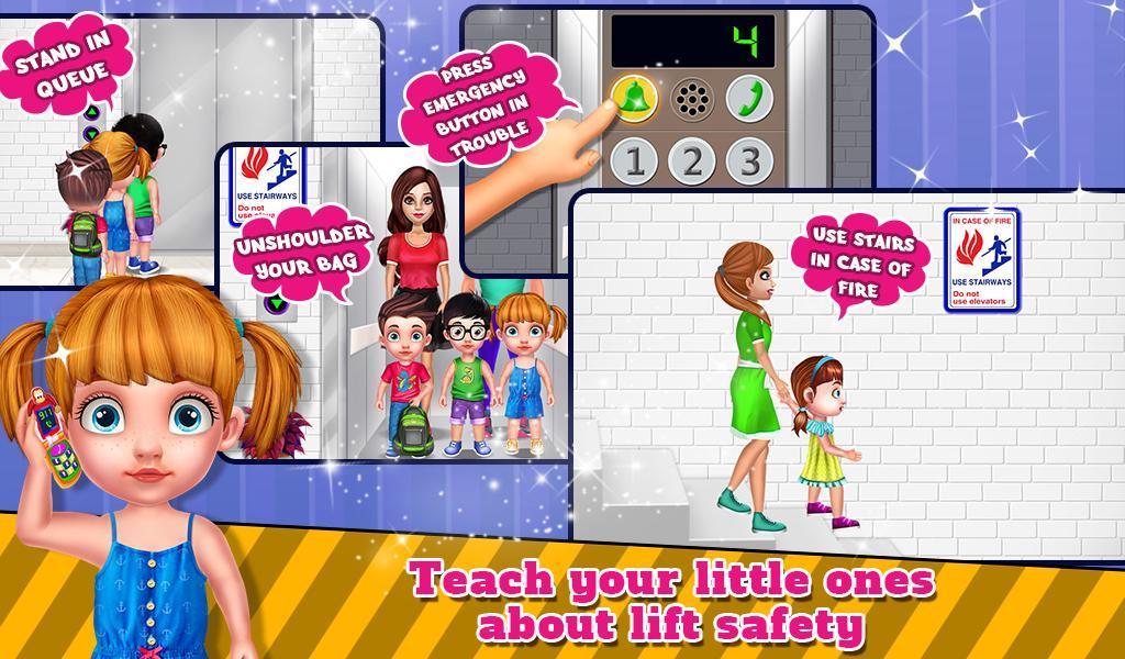 Lift Safety For Kids Games ภาพหน้าจอเกม