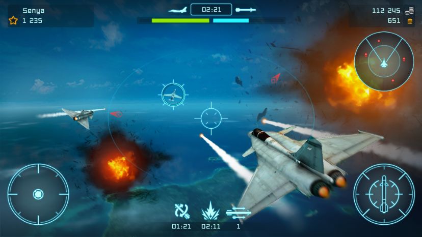 Screenshot of Battle of Warplanes: War-Games