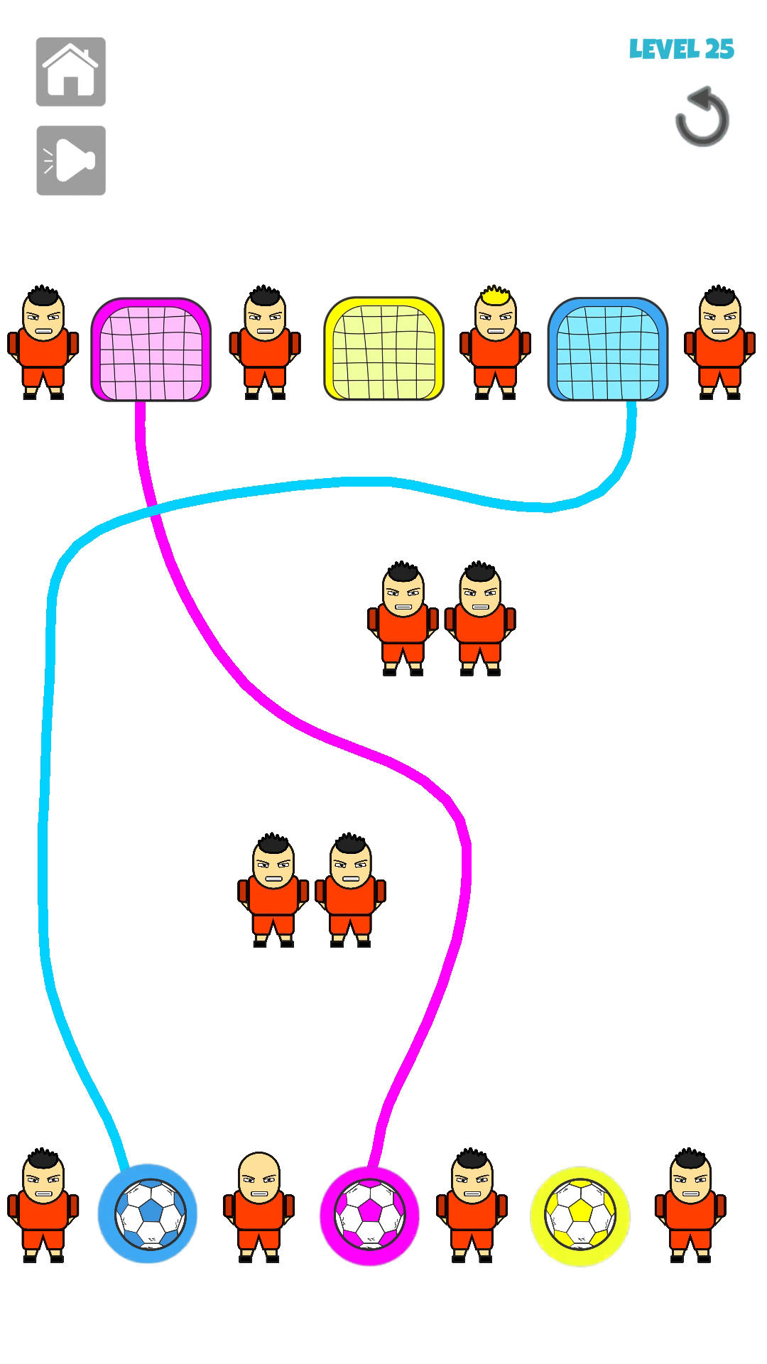 Cuplikan Layar Game Draw Ball To Goal