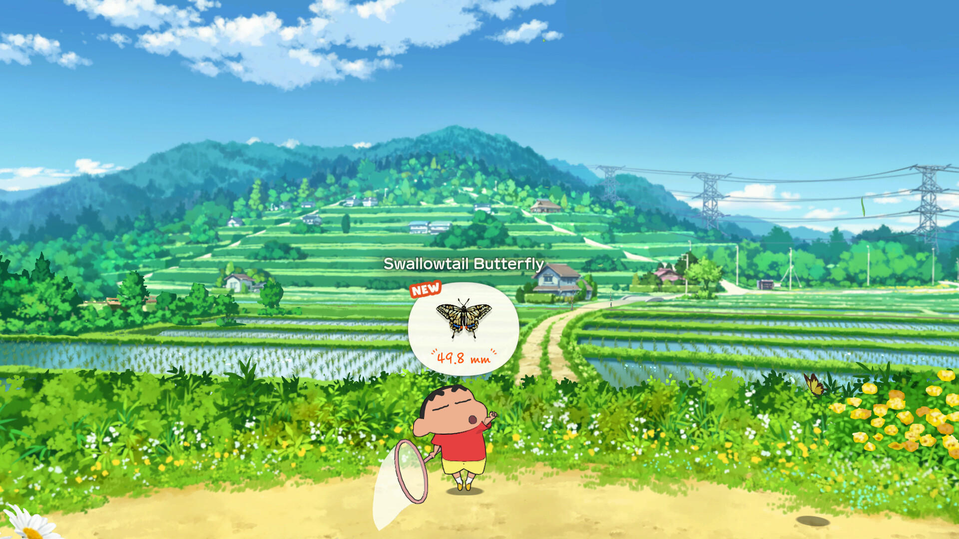 Shin chan: Shiro and the Coal Town Game Screenshot