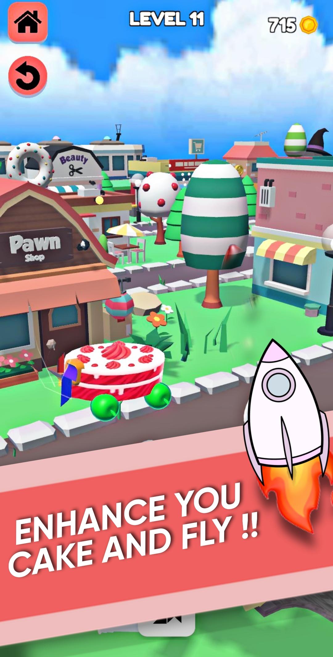 Cake Stunt 3D Game Screenshot