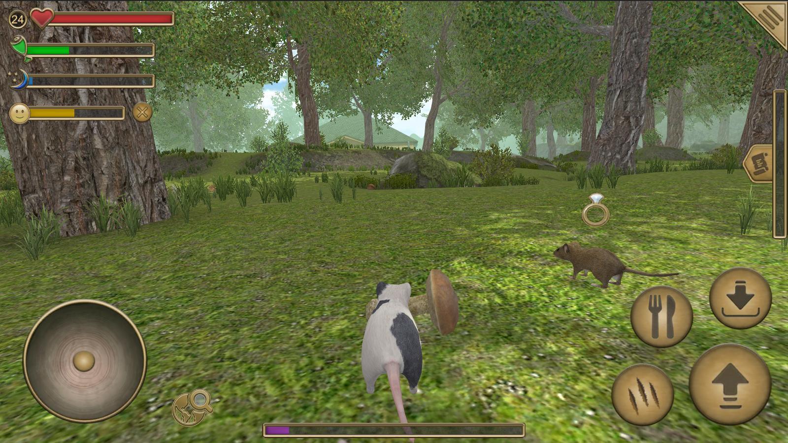 Screenshot 1 of Simulatore di topi: casa nella foresta 1.38