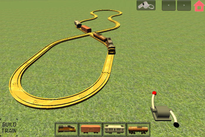 Kids Train Construction Set Game Screenshot