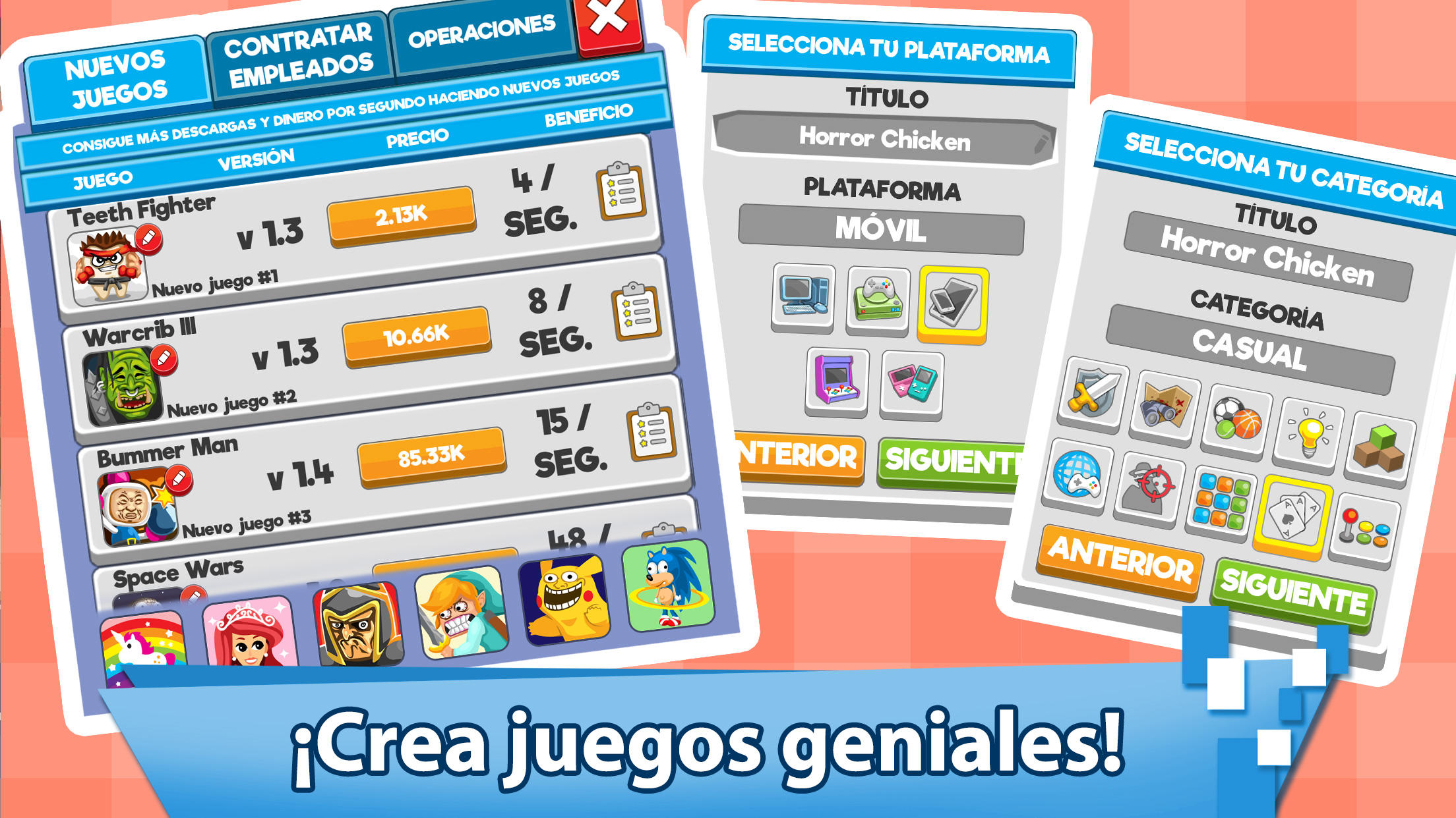 Captura de Pantalla del Juego Magnate videojuegos inactivos