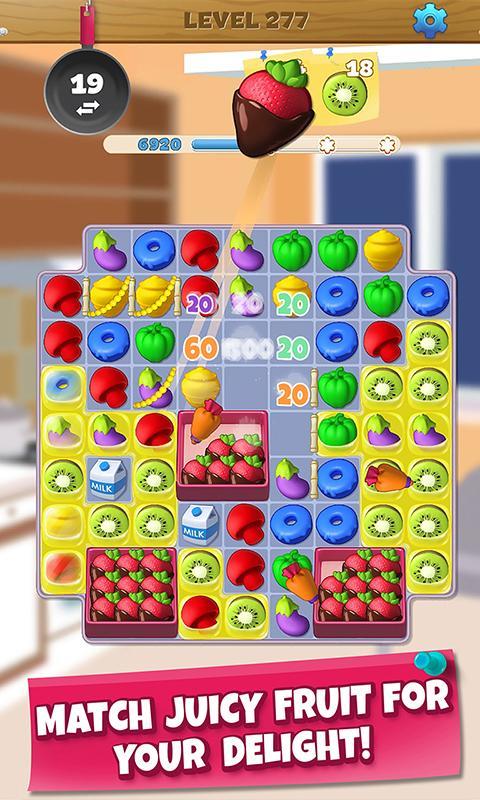 Screenshot of Wonder Chef: Match-3 Puzzle Game