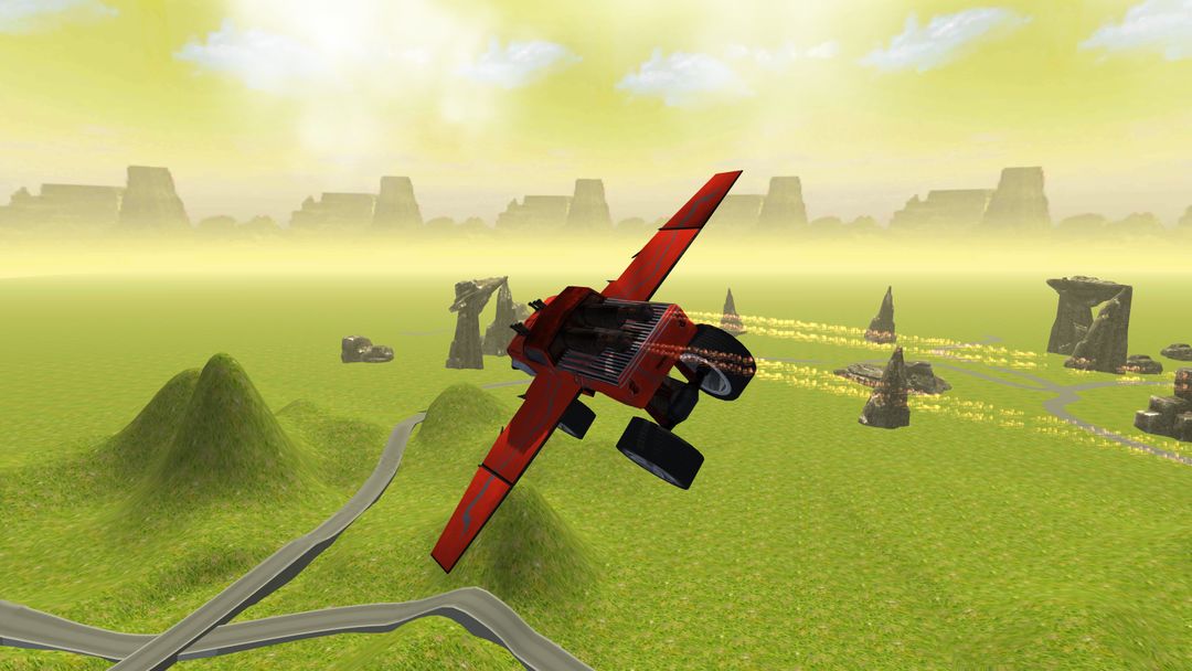 Flying Monster Truck Simulator screenshot game