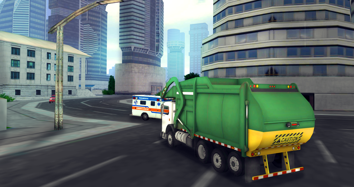 Garbage Truck Simulator 2016 Game Screenshot