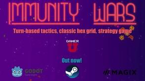 Screenshot of the video of Immunity Wars