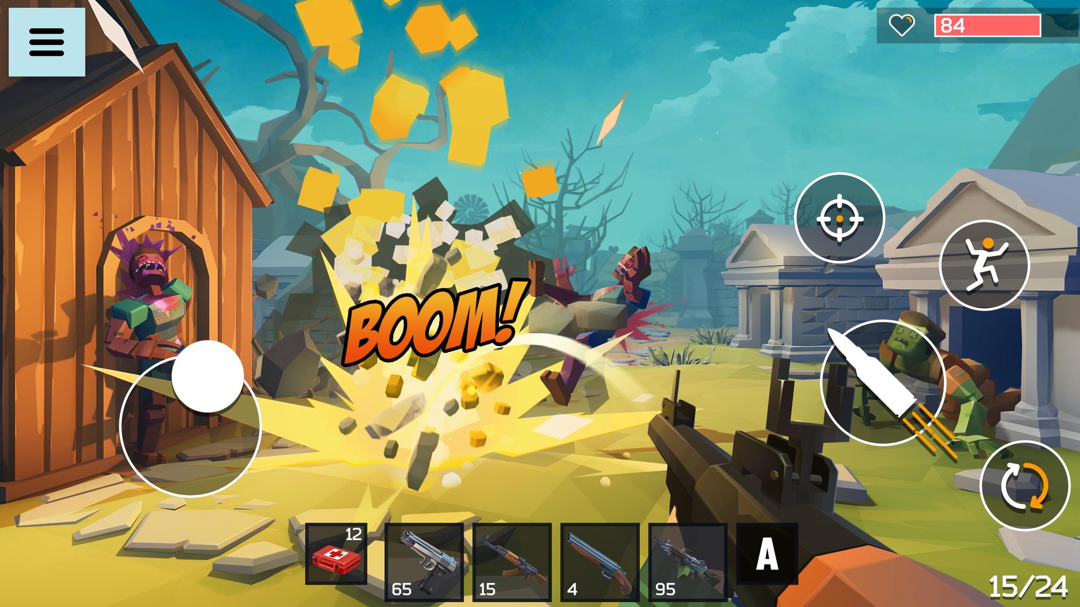 Screenshot of 4 GUNS: Online Zombie Survival