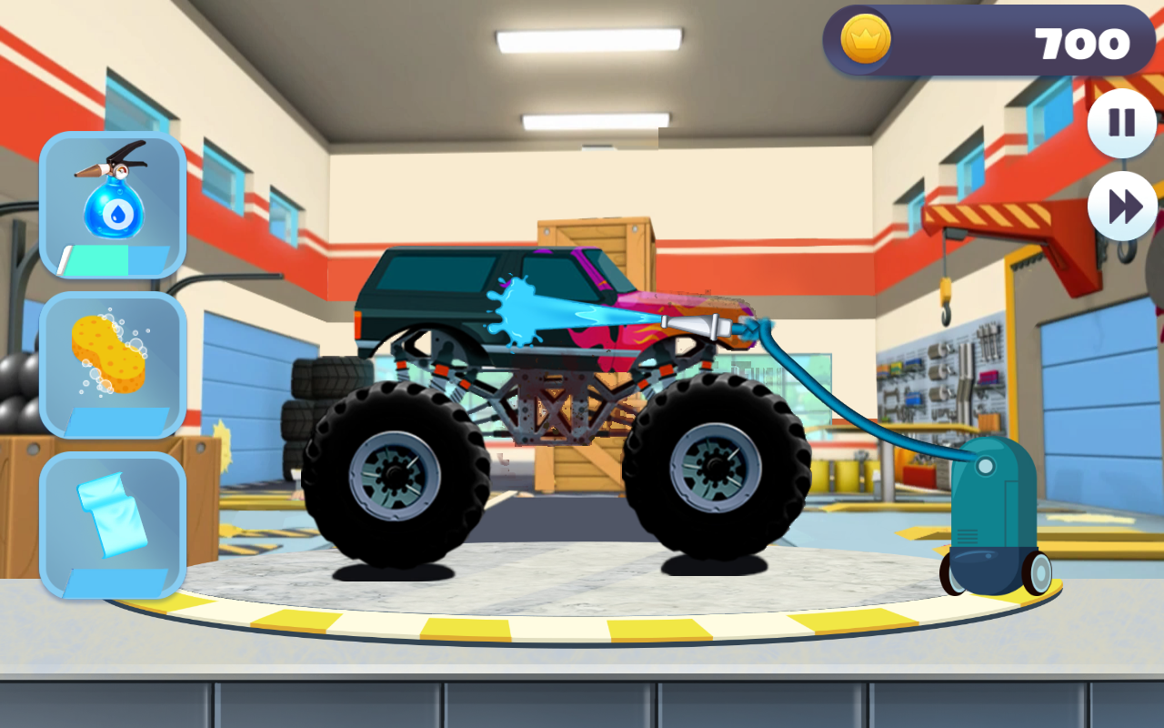 Screenshot of Truck Racing for kids