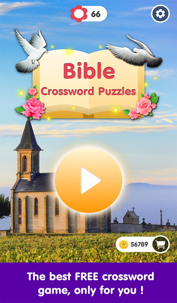 Скриншот игры Bible Crossword - Daily Word Puzzles