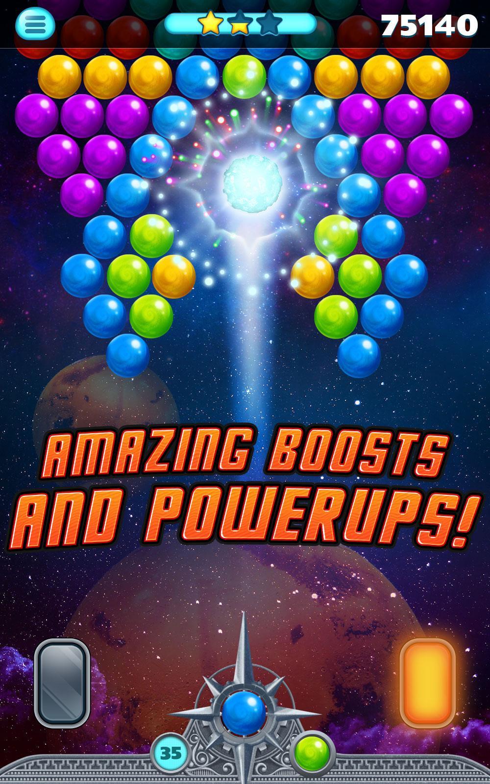 Bubble Mars ゲームのスクリーンショット