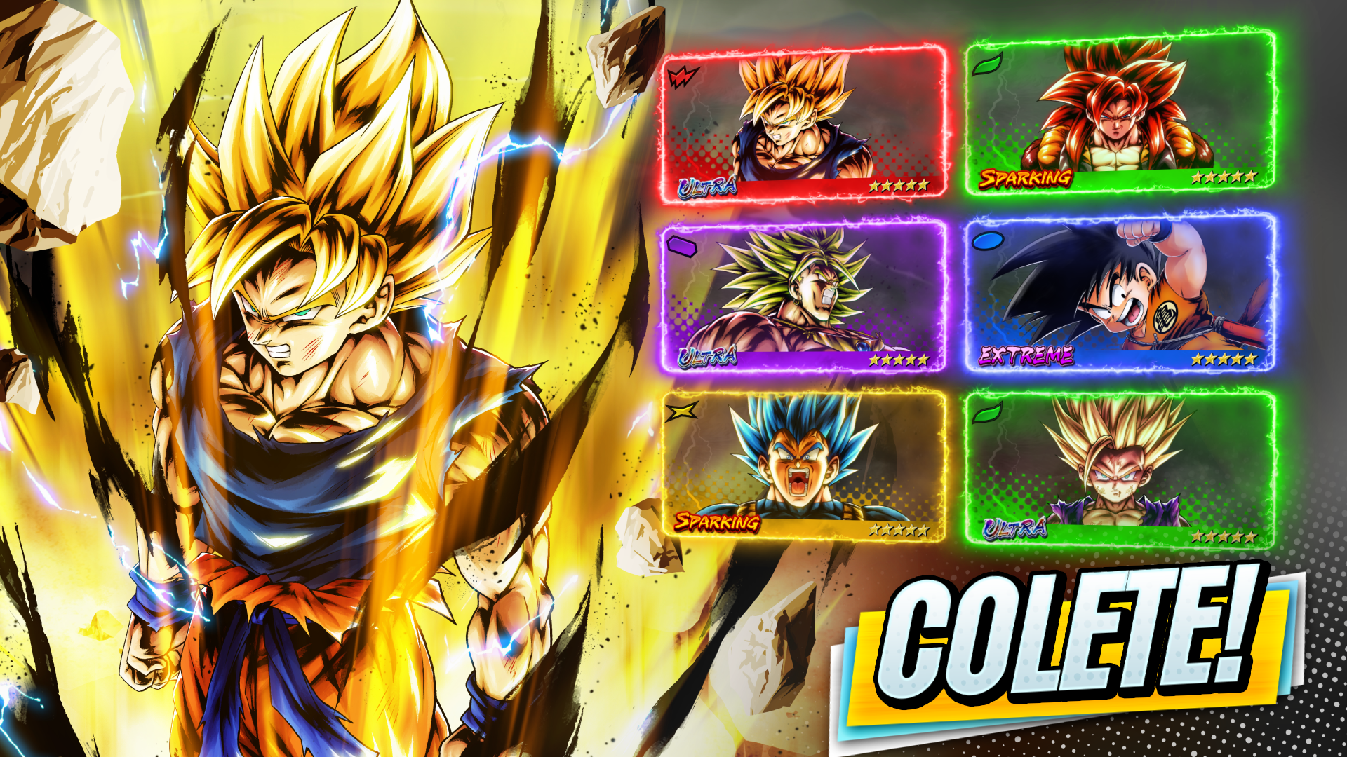 Captura de Tela do Jogo DRAGON BALL LEGENDS