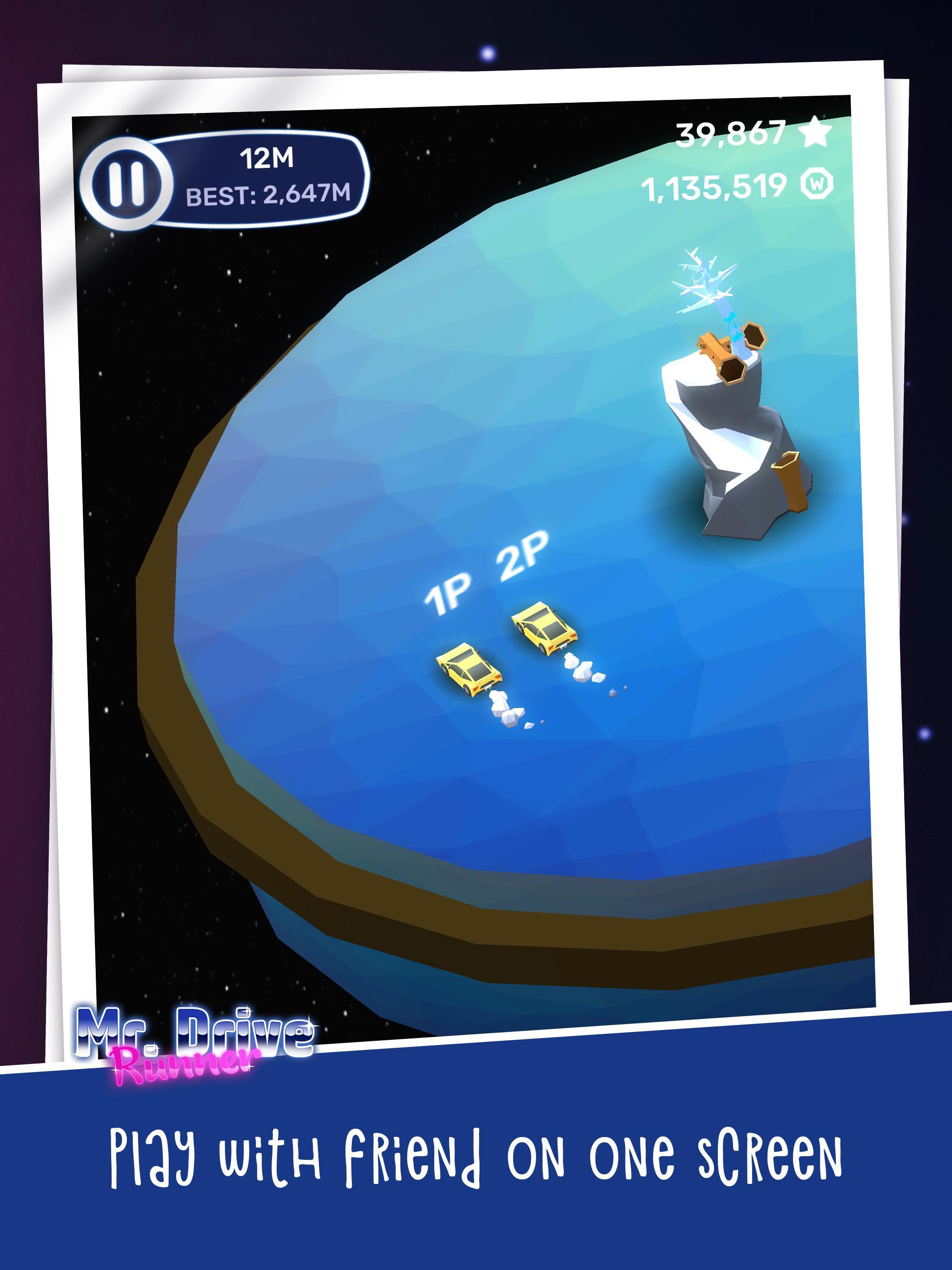 Mr. Drive Runner - farmer fight the meteor rain Game Screenshot