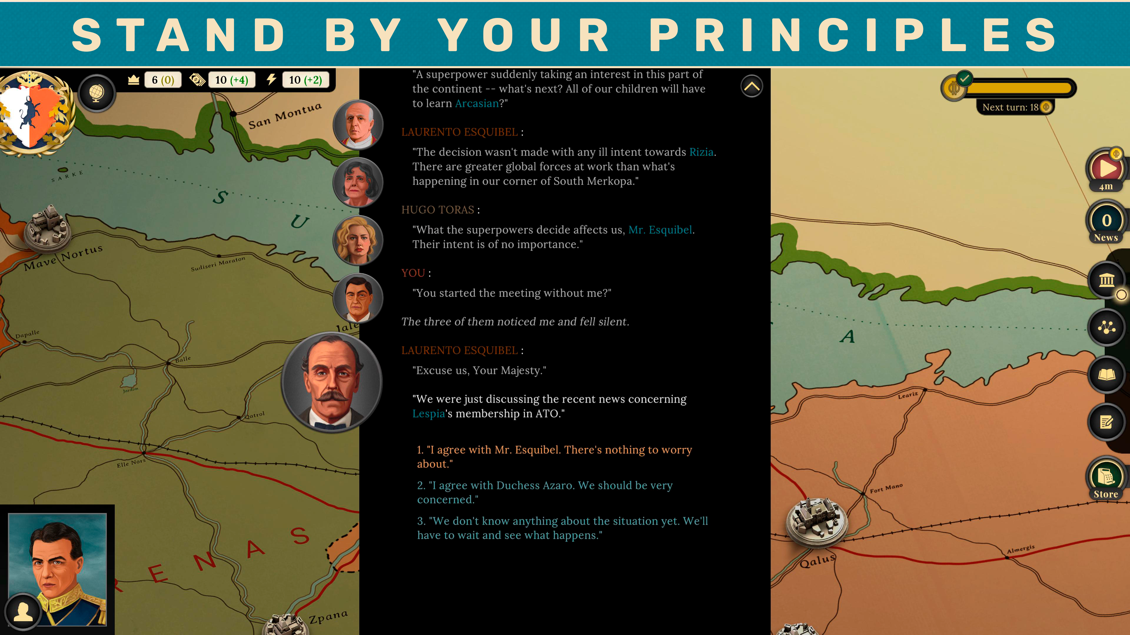 Suzerain Game Screenshot