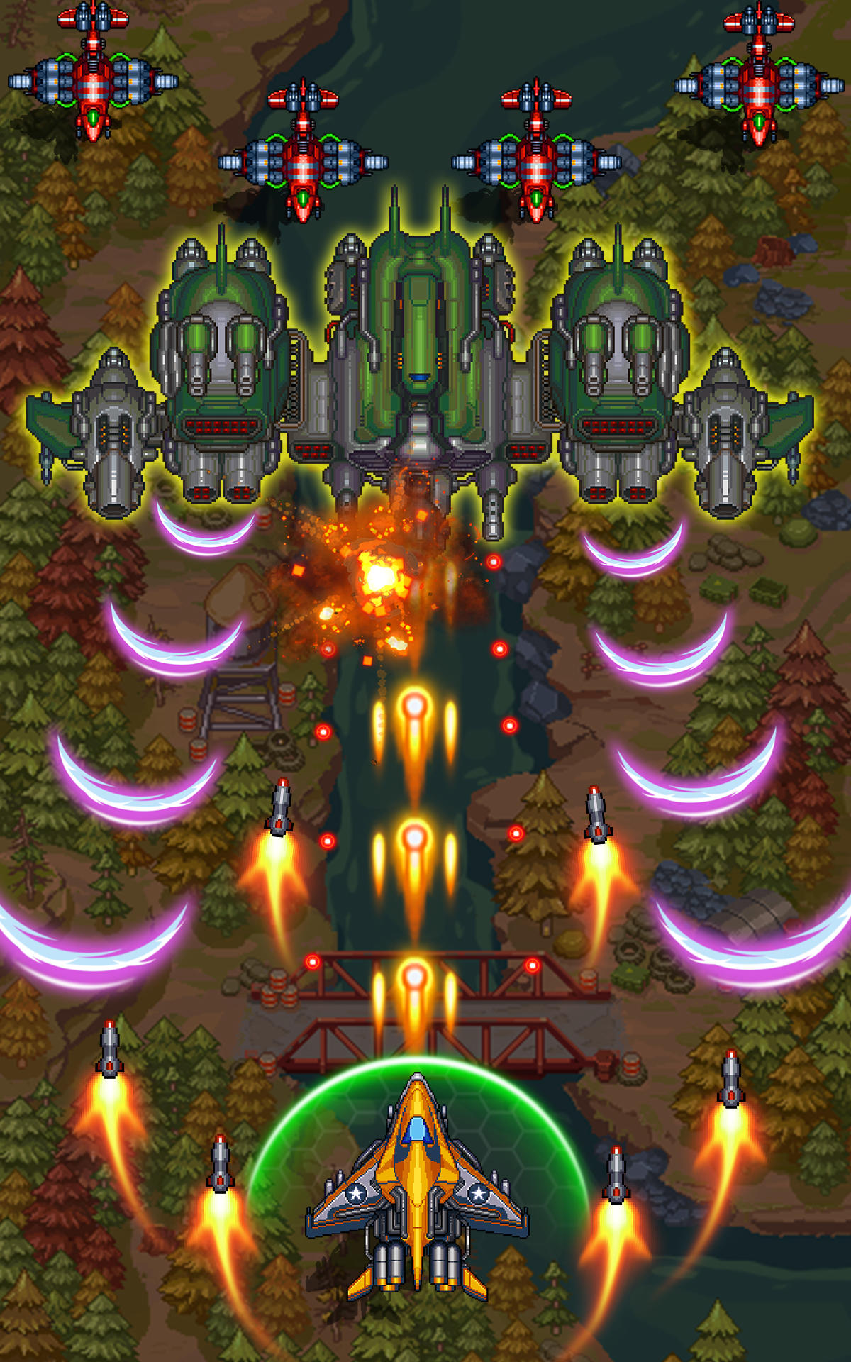 1945 Air Force: 街機飛機射擊 遊戲截圖